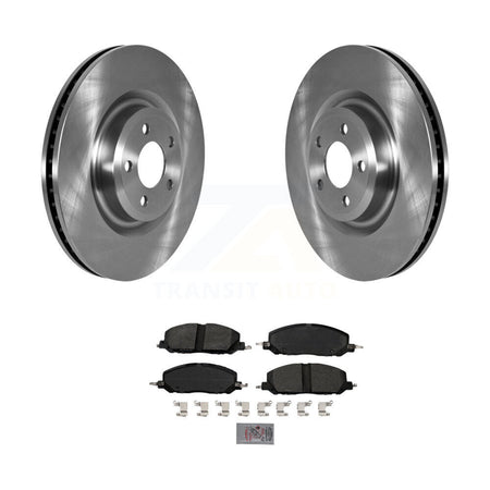 Front Brake Rotors Semi-Metallic Pad Kit For Ford Explorer Lincoln Aviator Police Utility K8A-104707