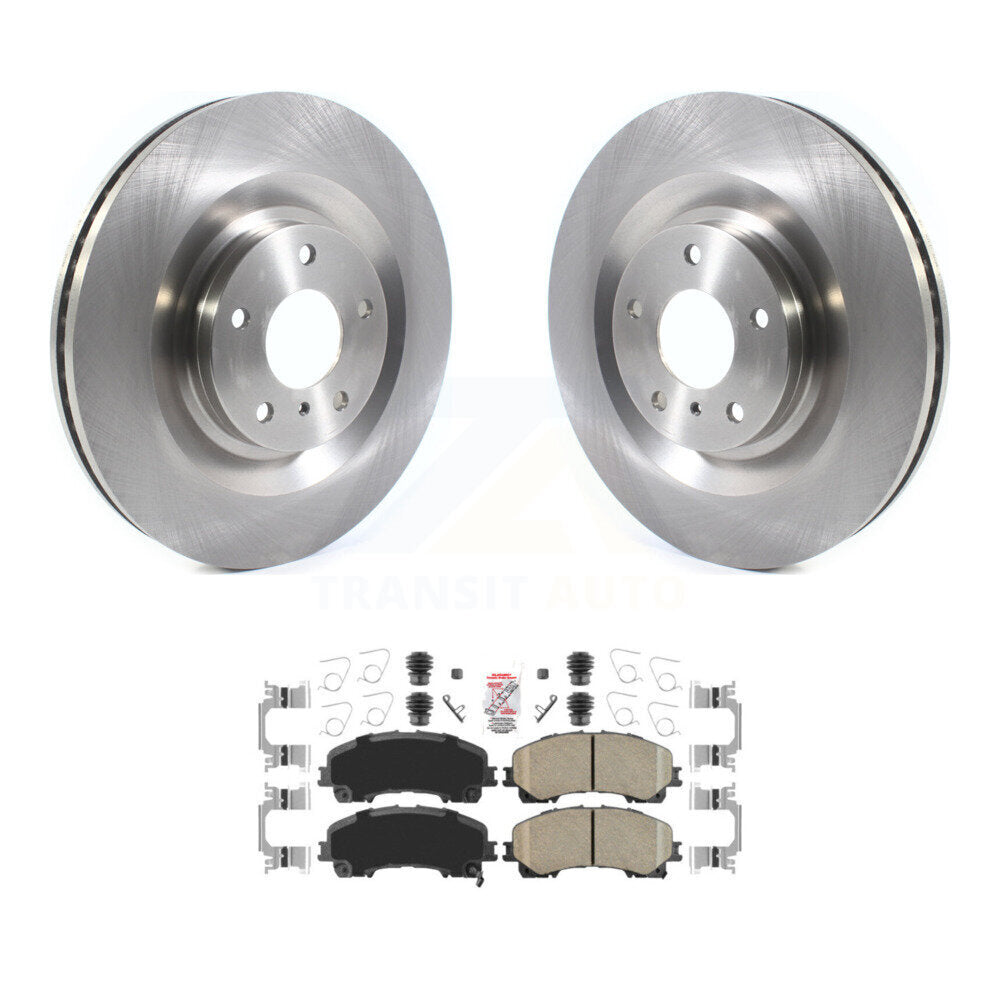 Front Disc Brake Rotors And Ceramic Pads Kit For INFINITI QX50 QX55 K8A-104733