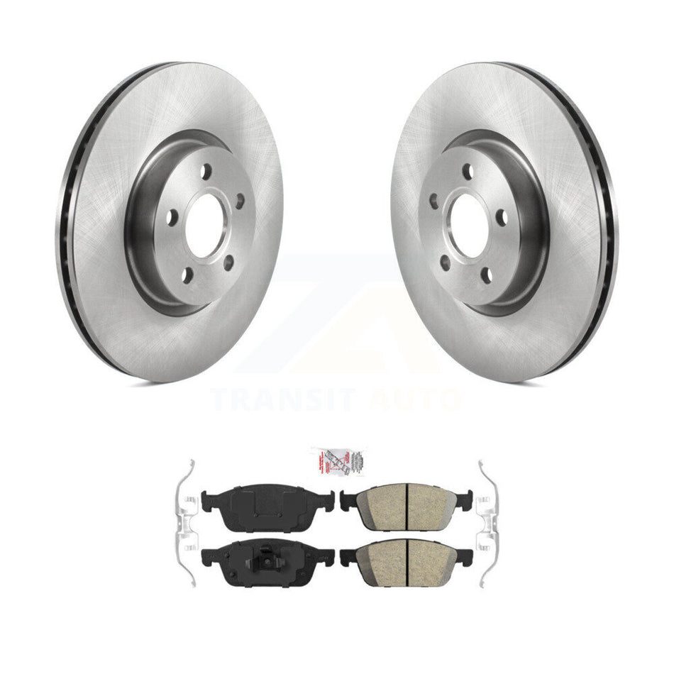 Front Disc Brake Rotors And Ceramic Pads Kit For Ford Transit Connect K8A-104747