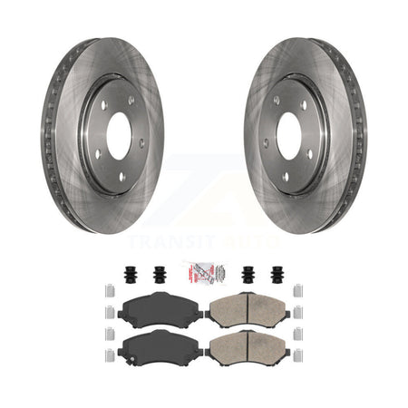 Front Brake Rotor Ceramic Pad Kit For Dodge Grand Caravan Journey Chrysler Town & Country K8A-104749