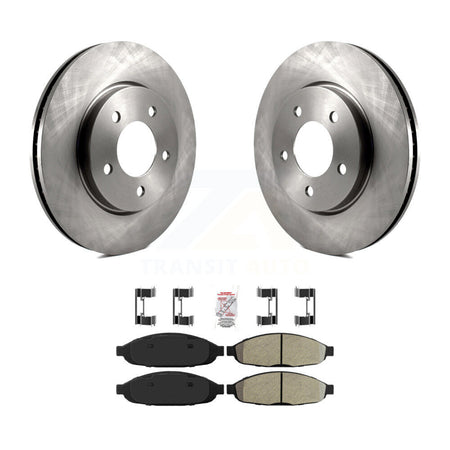 Front Disc Brake Rotors And Semi-Metallic Pads Kit For 2004-2008 Chrysler Pacifica K8A-104762