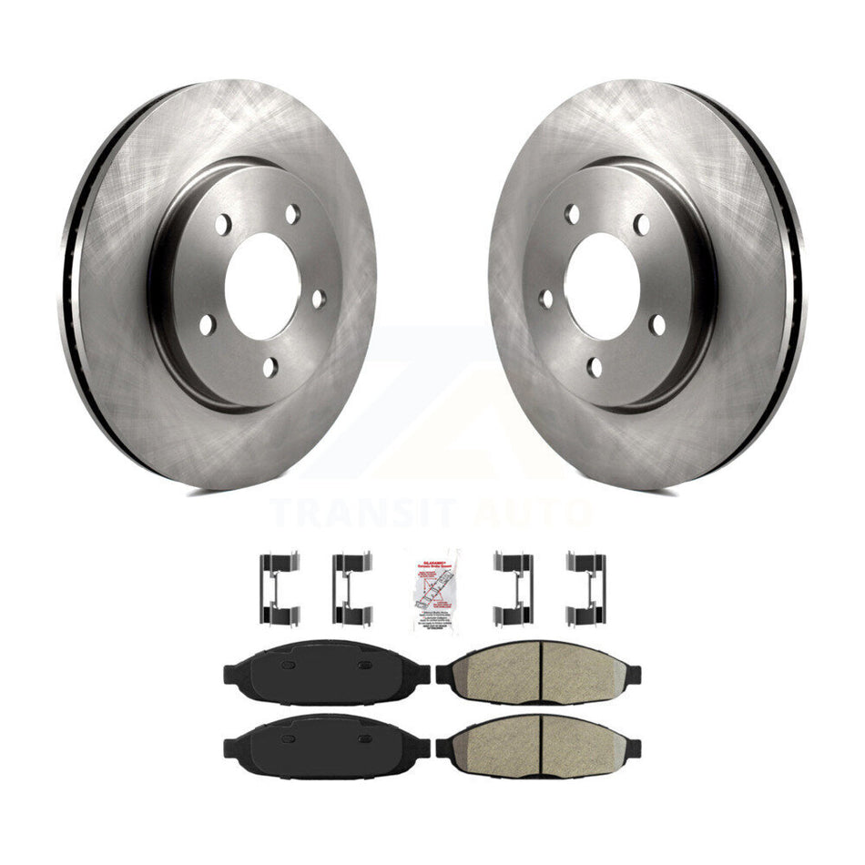 Front Disc Brake Rotors And Semi-Metallic Pads Kit For 2004-2008 Chrysler Pacifica K8A-104762