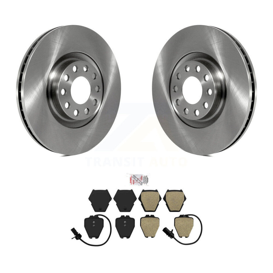 Front Disc Brake Rotors And Semi-Metallic Pads Kit For Audi A4 Quattro S4 A6 S6 K8A-104784