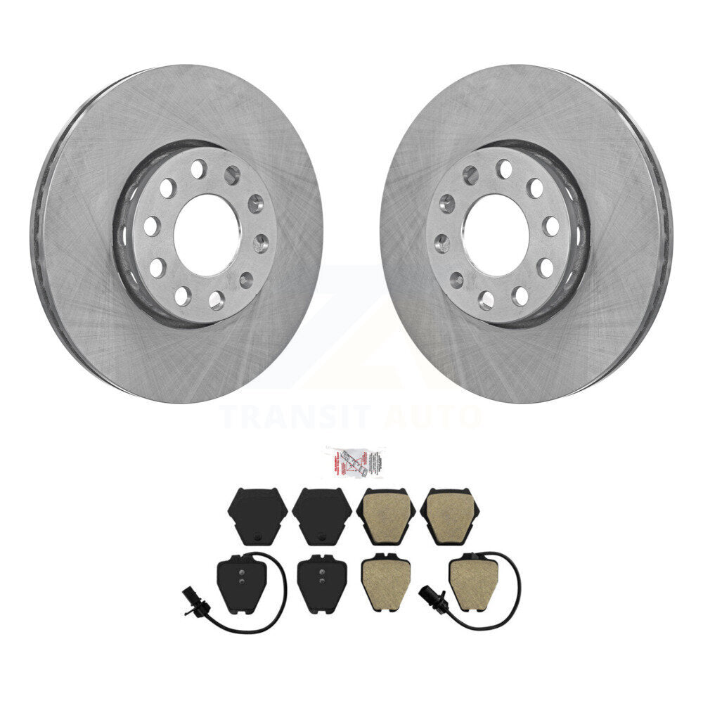 Front Disc Brake Rotors And Semi-Metallic Pads Kit For Volkswagen Passat Audi A4 Quattro K8A-104786