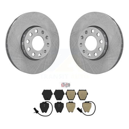 Front Disc Brake Rotors And Semi-Metallic Pads Kit For Volkswagen Passat Audi A4 Quattro K8A-104786