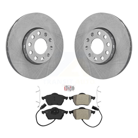 Front Disc Brake Rotor And Semi-Metallic Pad Kit For Audi A4 Quattro Volkswagen Passat A6 K8A-104787