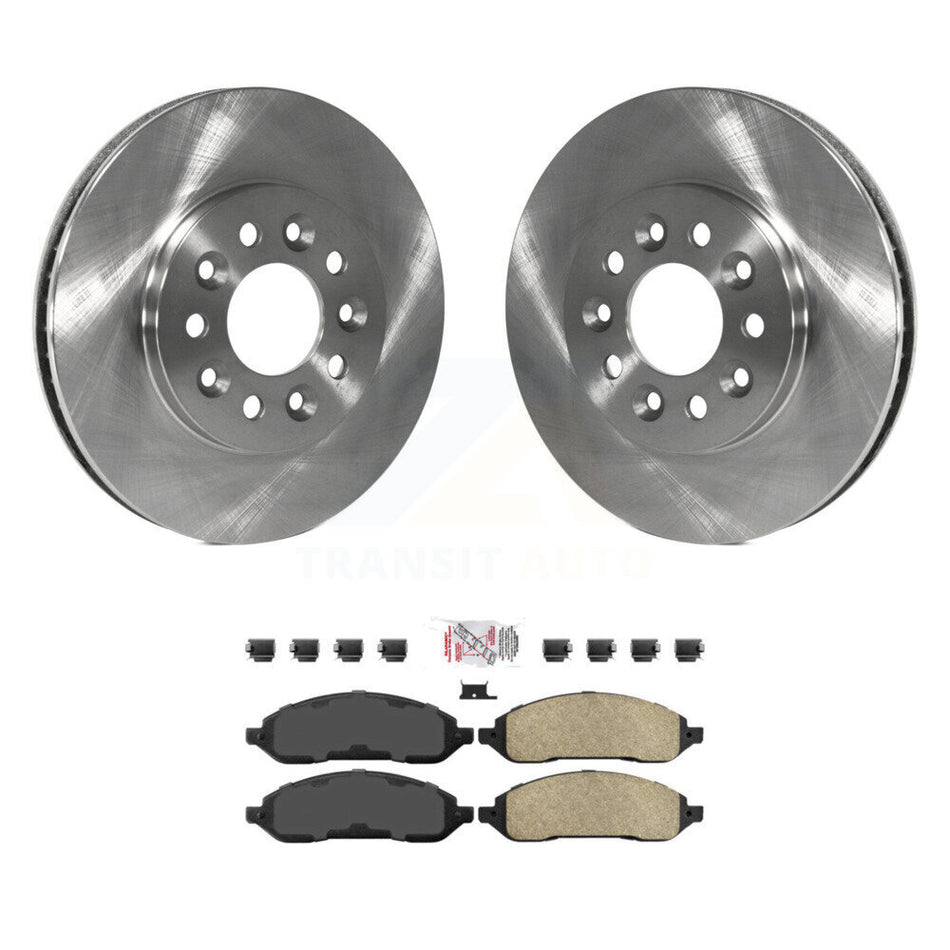 Front Disc Brake Rotors And Ceramic Pads Kit For 2004-2007 Ford Freestar Mercury Monterey K8A-104804