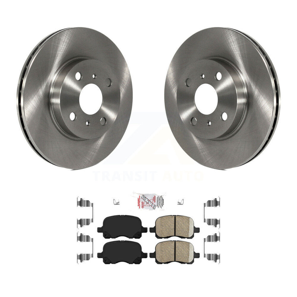 Front Disc Brake Rotors And Ceramic Pads Kit For 1998-2002 Toyota Corolla Chevrolet Prizm K8A-104808