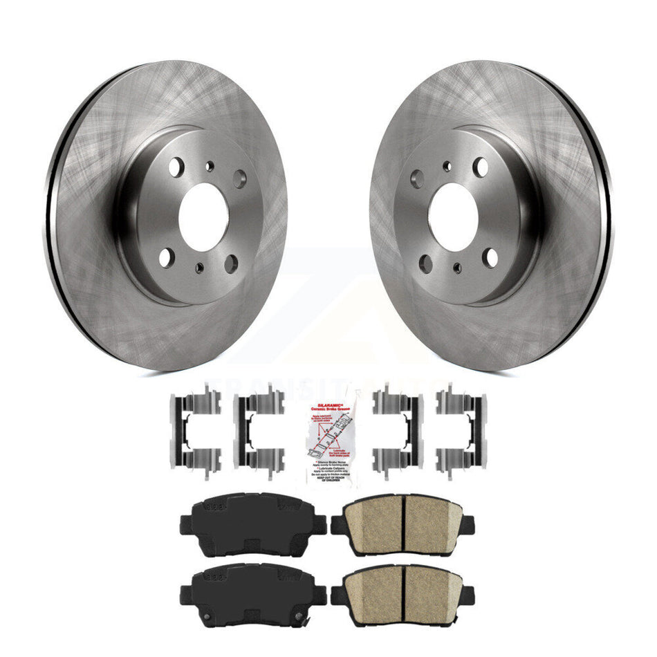 Front Disc Brake Rotors And Ceramic Pads Kit For Toyota Echo MR2 Spyder K8A-104814