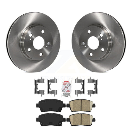 Front Disc Brake Rotors And Ceramic Pads Kit For 2004-2009 Toyota Prius K8A-104816