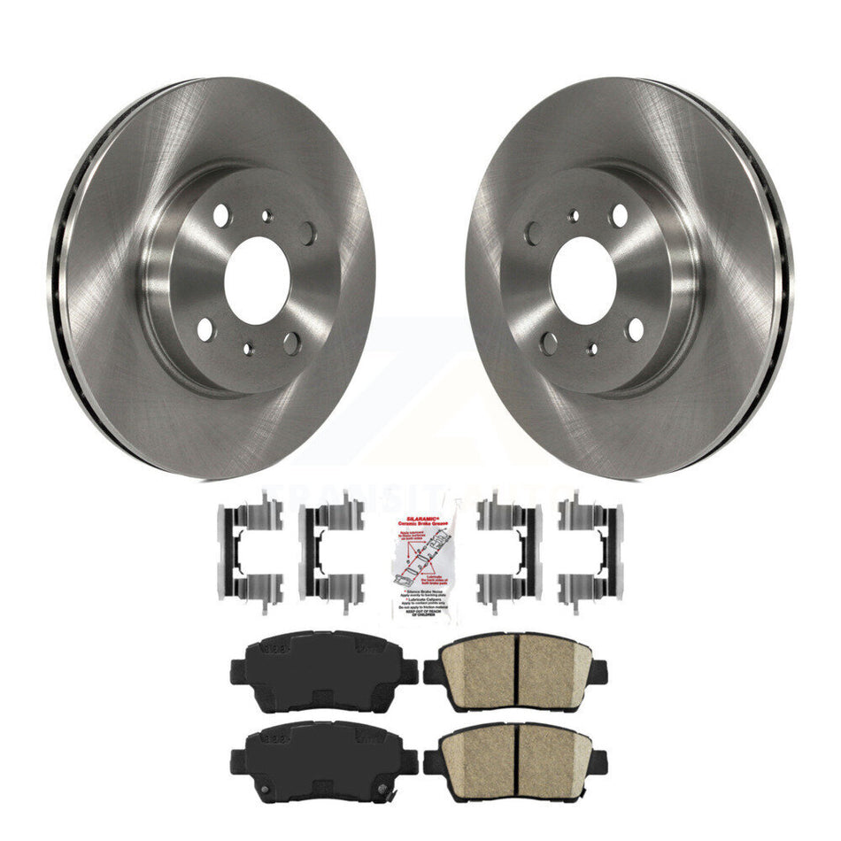 Front Disc Brake Rotors And Ceramic Pads Kit For 2001-2003 Toyota Prius K8A-104818