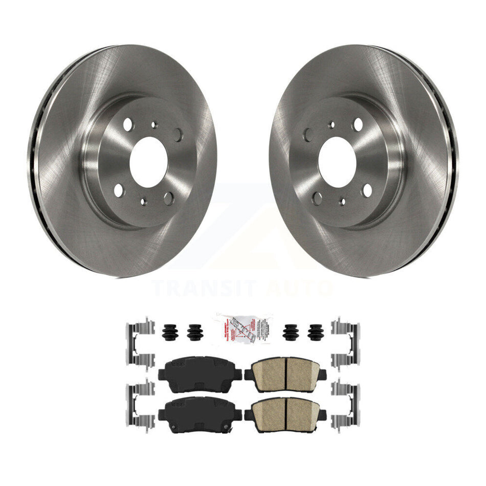 Front Disc Brake Rotors And Ceramic Pads Kit For 2001-2003 Toyota Prius K8A-104819
