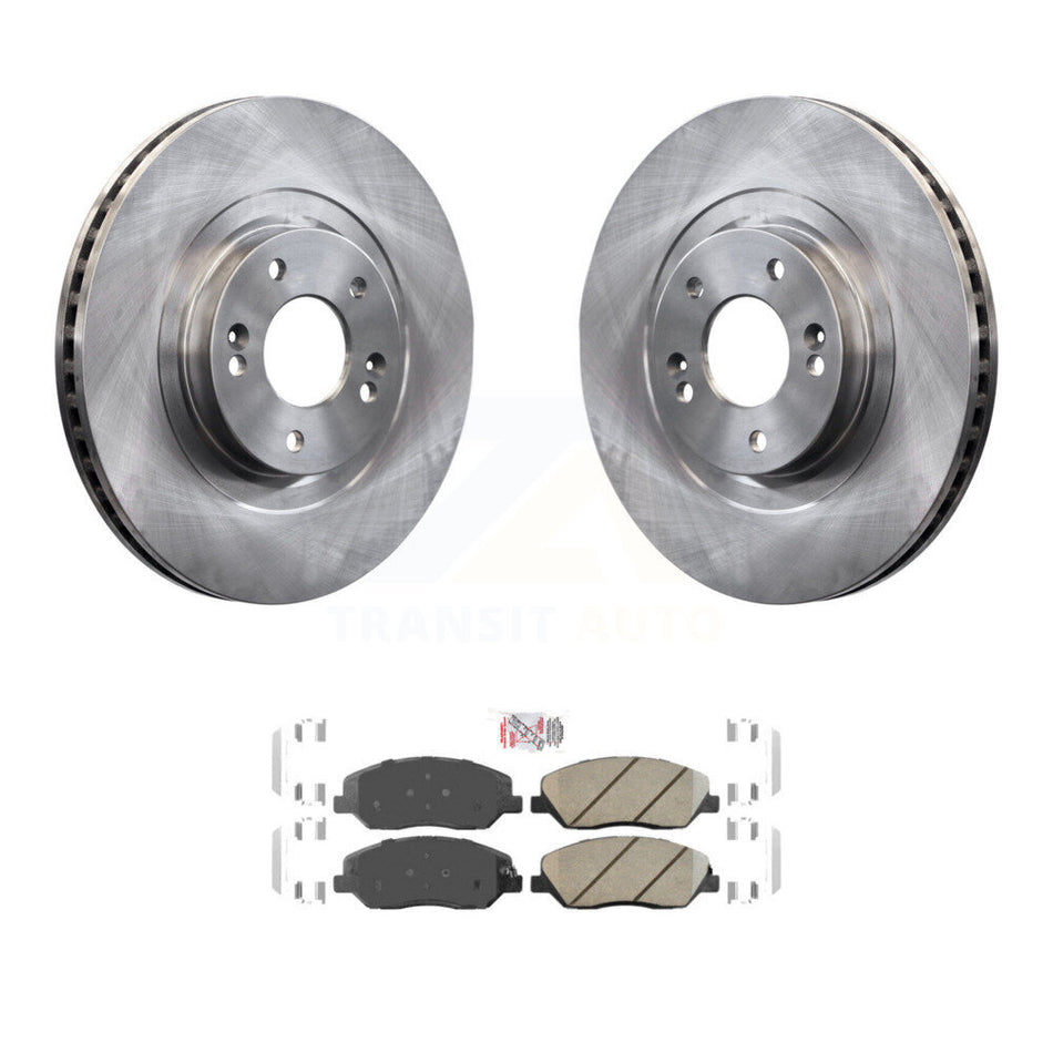 Front Disc Brake Rotors And Ceramic Pads Kit For 2013-2016 Hyundai Santa Fe XL 3.3L K8A-104828