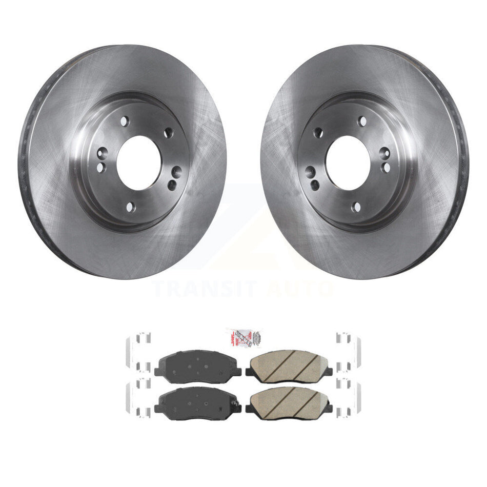 Front Disc Brake Rotors And Ceramic Pads Kit For 2007-2009 Hyundai Santa Fe K8A-104830