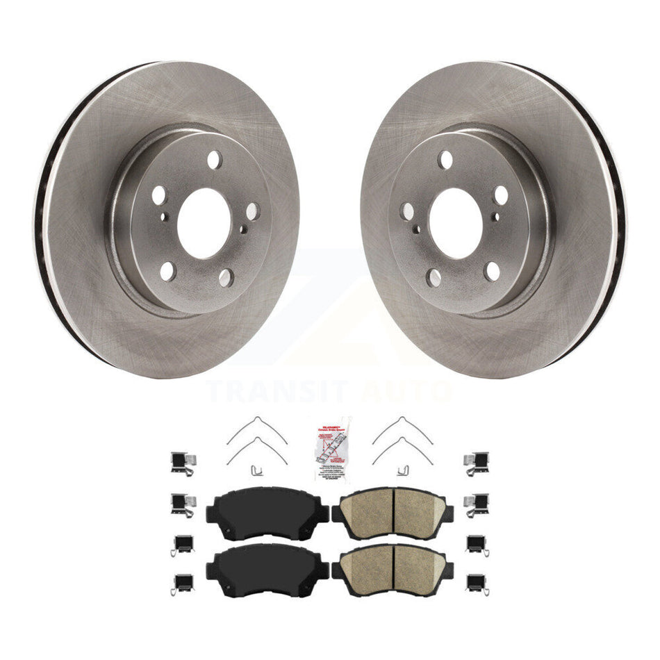 Front Disc Brake Rotors And Ceramic Pads Kit For 1998 Toyota Celica K8A-104841