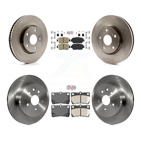 Front Rear Ceramic Pads And Disc Brake Rotors Kit (6Pc) For Lexus IS250 GS300 K8A-104898
