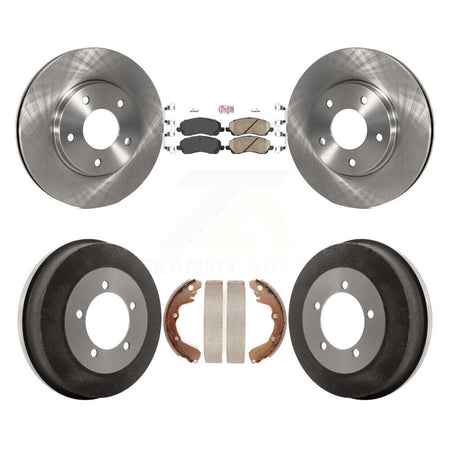 Front Rear Brake Rotor Ceramic Pad Drum Kit For Chrysler Sebring Mitsubishi Eclipse Dodge K8A-104912