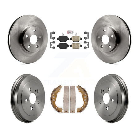 Front Rear Disc Brake Rotors Ceramic Pads And Drum Kit For Toyota Celica K8A-104997
