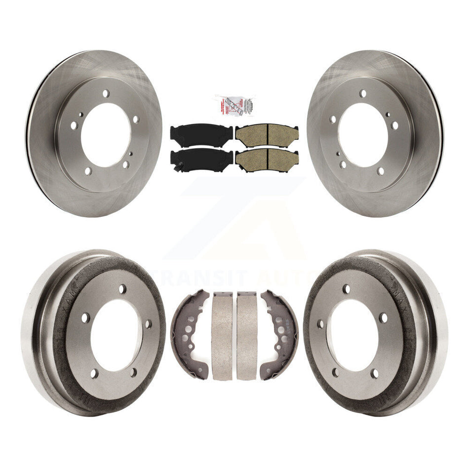 Front Rear Brake Rotor Semi-Metallic Pad And Drum Kit For Chevrolet Tracker Suzuki Vitara K8A-105015