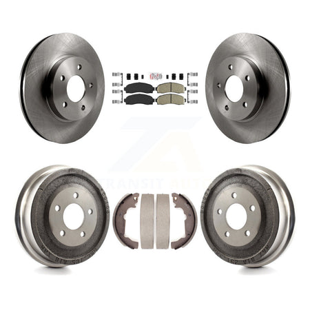 Front Rear Disc Brake Rotor Ceramic Pad Drum Kit For Saturn Vue Chevrolet Equinox Pontiac K8A-105022