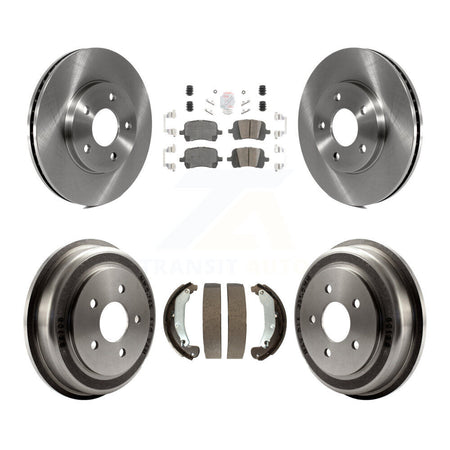 Front Rear Disc Brake Rotors Ceramic Pads And Drum Kit For Chevrolet HHR K8A-105038