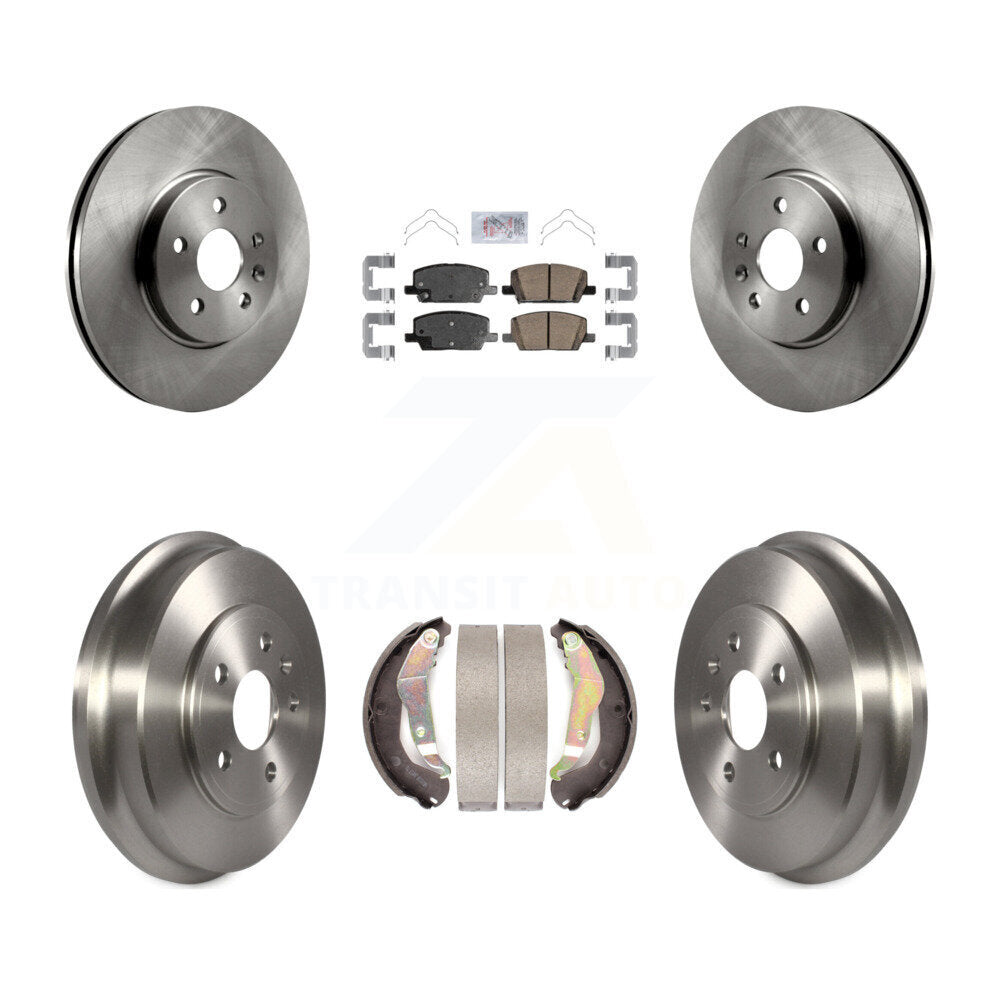 Front Rear Disc Brake Rotors Ceramic Pads And Drum Kit For Chevrolet Trax K8A-105054
