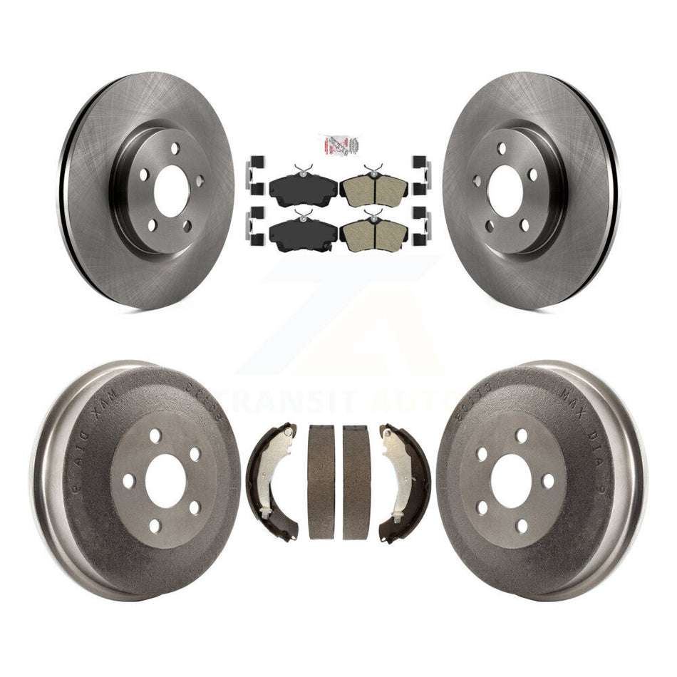 Front Rear Disc Brake Rotors Semi-Metallic Pads And Drum Kit For Chrysler PT Cruiser K8A-105151