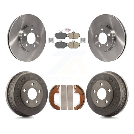 Front Rear Disc Brake Rotors Ceramic Pads And Drum Kit For Ford Taurus Mercury Sable K8A-105215