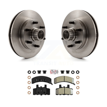 Front Disc Brake Rotors Semi-Metallic Pad Kit For C2500 Chevrolet GMC Express 2500 Savana K8A-105774