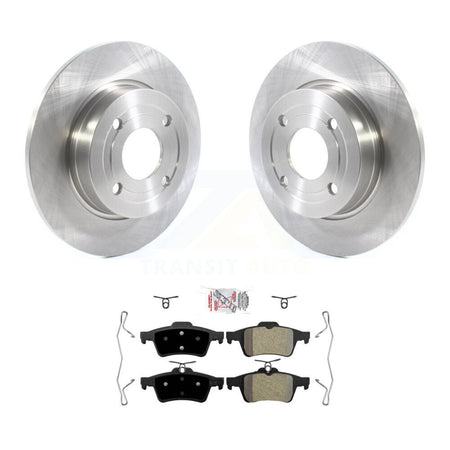 Rear Disc Brake Rotors And Semi-Metallic Pads Kit For 2018-2021 Ford EcoSport FWD K8A-106088