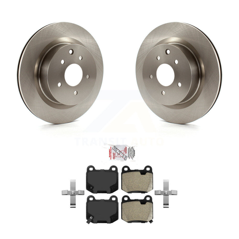 Rear Brake Rotors & Semi-Metallic Pad Kit For Nissan 350Z INFINITI G35 With Brembo Brakes K8A-106098