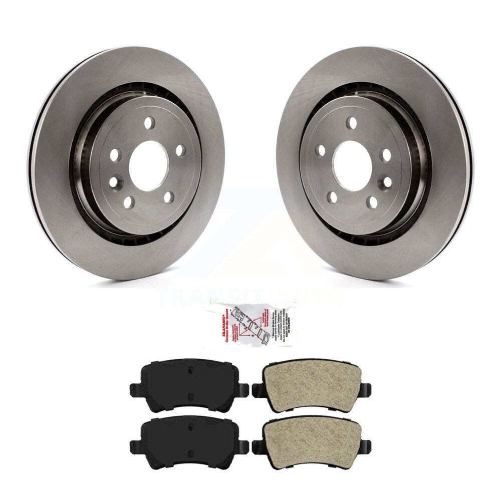 Rear Disc Brake Rotors And Semi-Metallic Pads Kit For Volvo XC70 S60 V60 S80 V70 K8A-106099