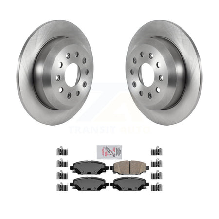 Rear Disc Brake Rotors And Ceramic Pads Kit For 2018-2020 Jeep Wrangler Sport K8A-106101