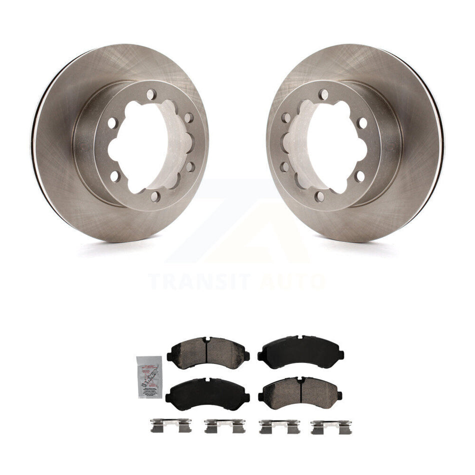 Rear Disc Brake Rotors And Ceramic Pads Kit For Mercedes-Benz Sprinter 3500 4500 3500XD K8A-106137