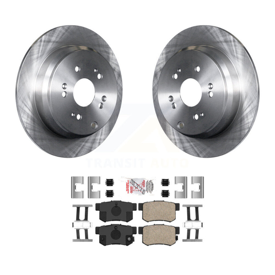 Rear Disc Brake Rotors And Ceramic Pads Kit For Acura RDX K8A-106165