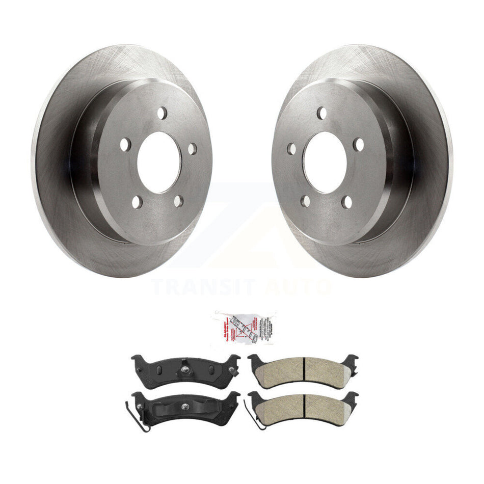 Rear Disc Brake Rotors And Semi-Metallic Pads Kit For Ford Explorer Sport Trac K8A-106184
