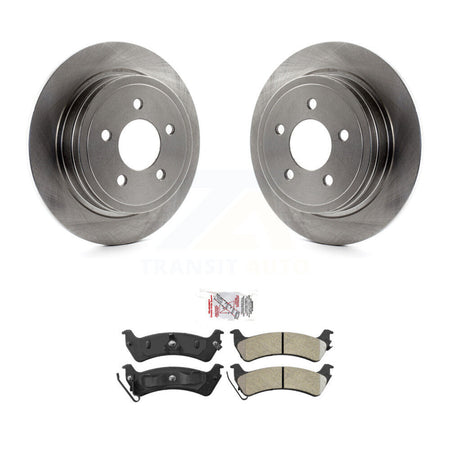Rear Disc Brake Rotors And Semi-Metallic Pads Kit For Ford Explorer Sport Trac K8A-106204