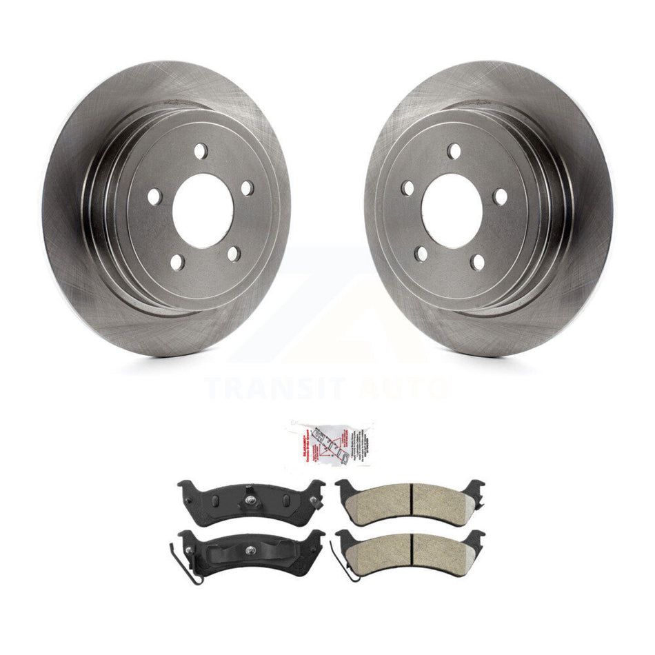 Rear Disc Brake Rotors And Semi-Metallic Pads Kit For Ford Explorer Sport Trac K8A-106204