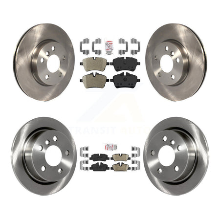 Front Semi-Metallic Rear Ceramic Pads And Disc Brake Rotors Kit For Mini Cooper K8A-106212