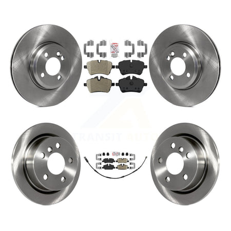 Front Semi-Metallic Rear Ceramic Pad Disc Brake Rotors Kit For 2015 Mini Cooper 2.0L/1.5L K8A-106213