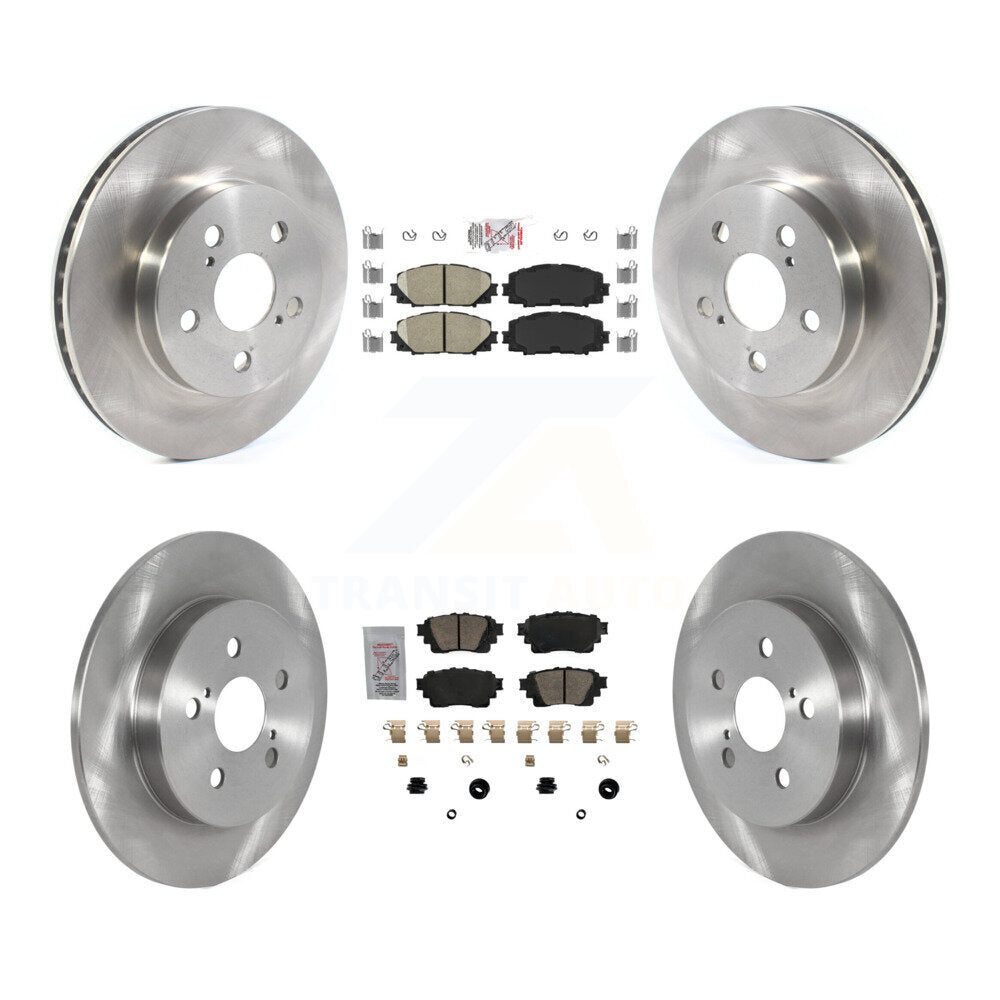 Front Rear Ceramic Pad And Brake Rotor Kit For Toyota Corolla With Electric Parking K8A-106217