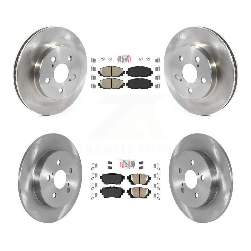 Front Rear Ceramic Pad And Brake Rotor Kit For Toyota Corolla With Electric Parking K8A-106220