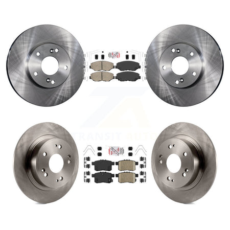 Front Rear Ceramic Pads And Disc Brake Rotors Kit For Honda Accord K8A-106223
