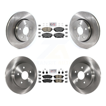 Front Rear Ceramic Pads And Disc Brake Rotors Kit For 2018 Toyota C-HR K8A-106228