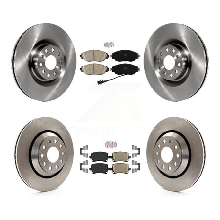 Front Rear Ceramic Pads And Disc Brake Rotors Kit For 2012 Volkswagen CC 3.6L K8A-106242