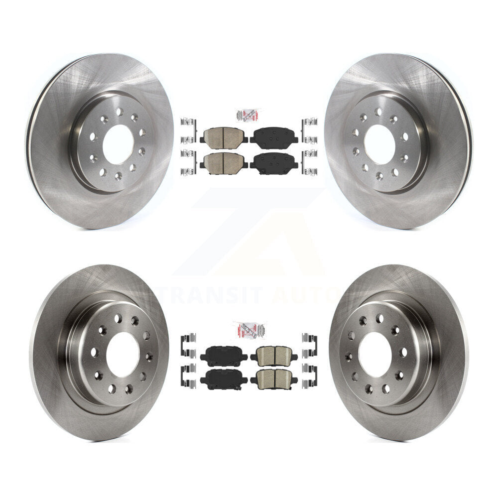 Front Rear Ceramic Pad & Brake Rotor Kit For Chevrolet Equinox GMC Terrain Buick LaCrosse K8A-106254