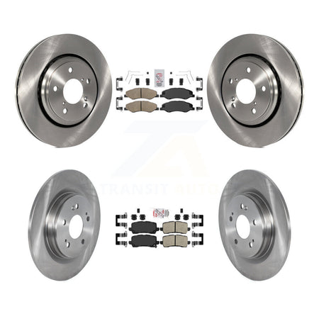 Front Rear Ceramic Pads And Disc Brake Rotors Kit For 2021-2023 Honda Odyssey K8A-106257