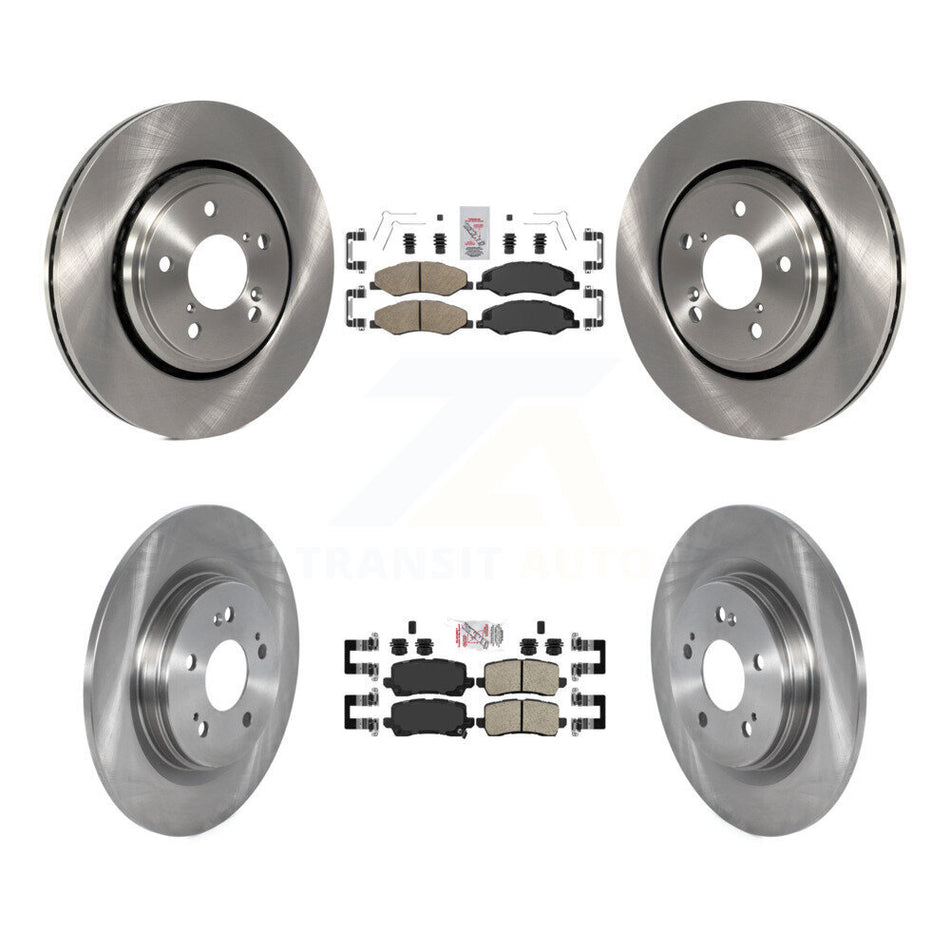 Front Rear Ceramic Pads And Disc Brake Rotors Kit For 2021-2023 Honda Odyssey K8A-106257