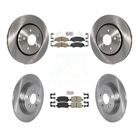 Front Rear Ceramic Pads And Disc Brake Rotors Kit For 2021-2023 Honda Odyssey K8A-106258