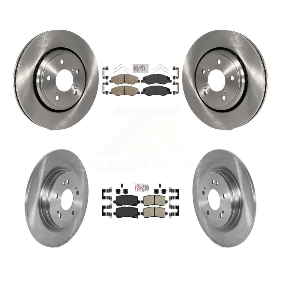 Front Rear Ceramic Pads And Disc Brake Rotors Kit For 2021-2023 Honda Odyssey K8A-106259